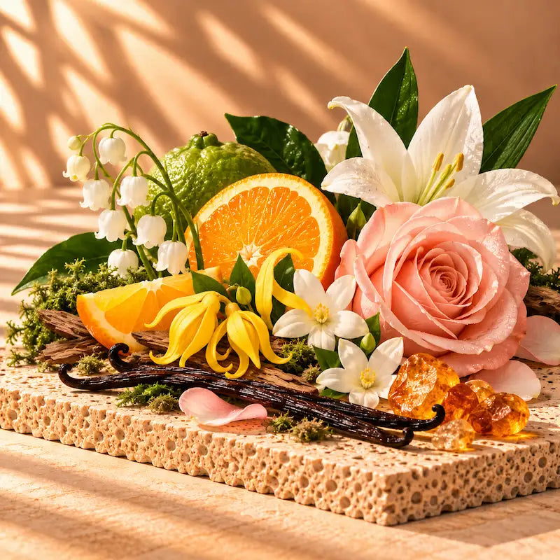 Amber Tides (inspired by Olympea) fragrance card