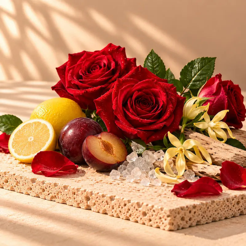 Red Roses fragrance card