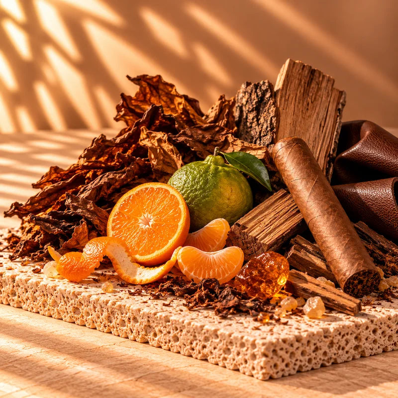 Tobacco & Oak fragrance card